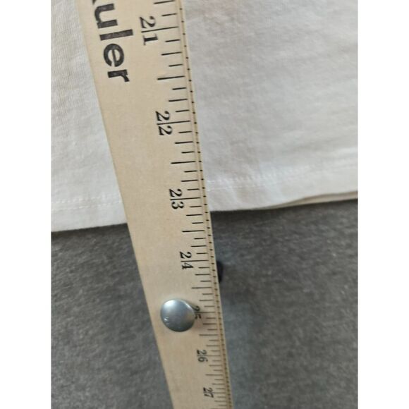 FIGS Long Sleeve T Shirt Womens XS White "Awesome Humans" NWOT Super Soft Cotton - Picture 4 of 7